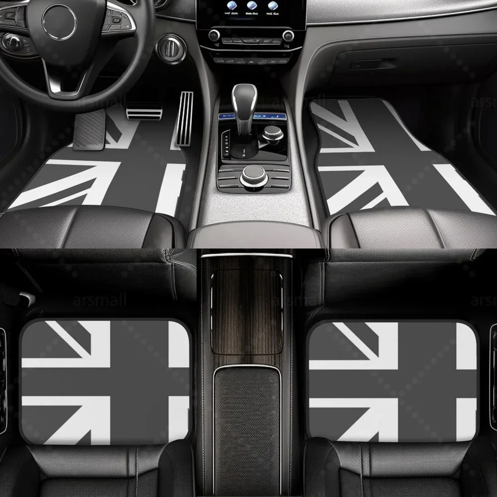 Alfombrillas de coche hechas a medida, juego delantero y trasero, conector de unión para Mini Cooper 2007-2023 R55 R56 R57 R60 R61 F54 F55 F56 F57 F60 Clu