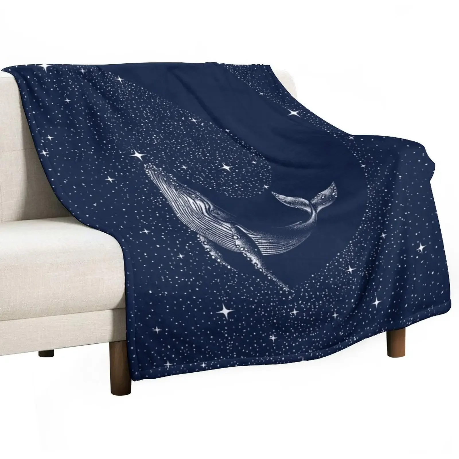 

starry whale Throw Blanket valentine gift ideas halloween Blankets