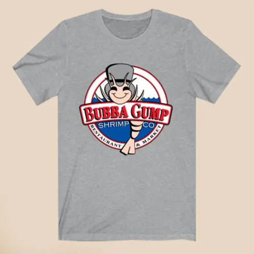 

Bubba Gump Shrimp Co Men's Grey T-Shirt Size S-5XL