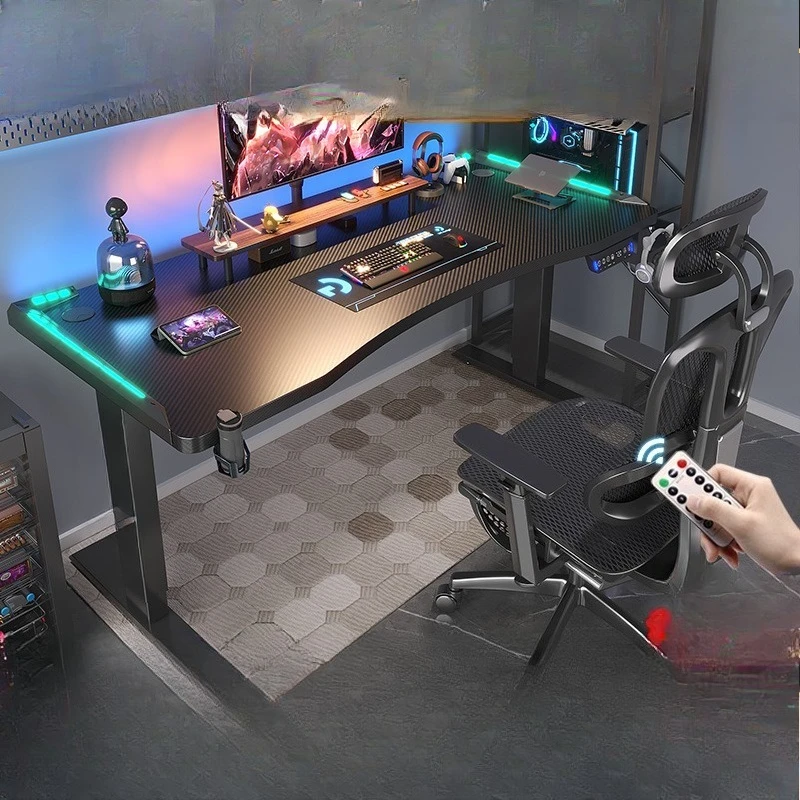 

Electric lifting table Smart computer table Lifting Internet celebrity gaming e-sports table Home office desk