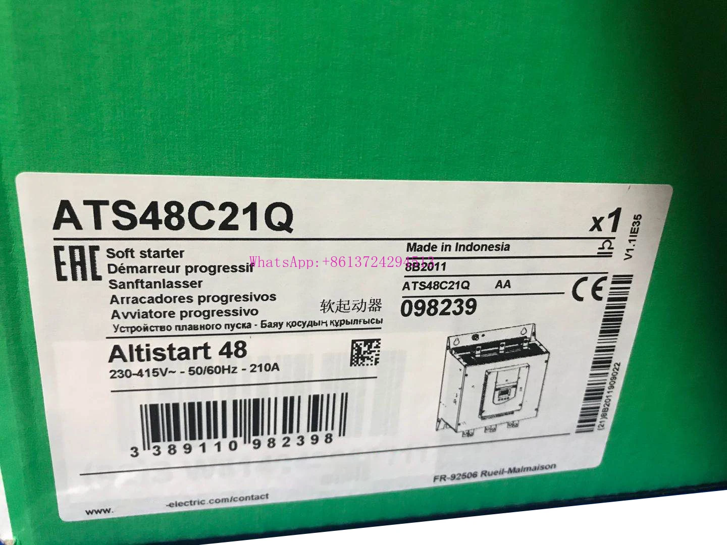 New Original In BOX   ATS48C21Q   {Warehouse stock} 1 Year Warranty Shipment within 24 hours