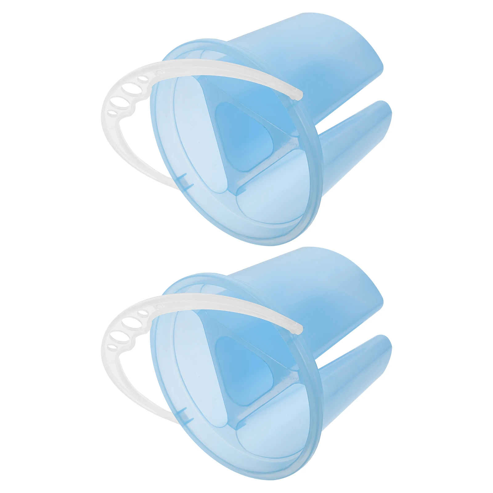 2 قطعة دلاء اللوحة البلاستيكية عالية الجودة حياة طويلة فرشاة غسل الحاويات لوازم الفن أحواض فرشاة الفنان أدوات الرسم