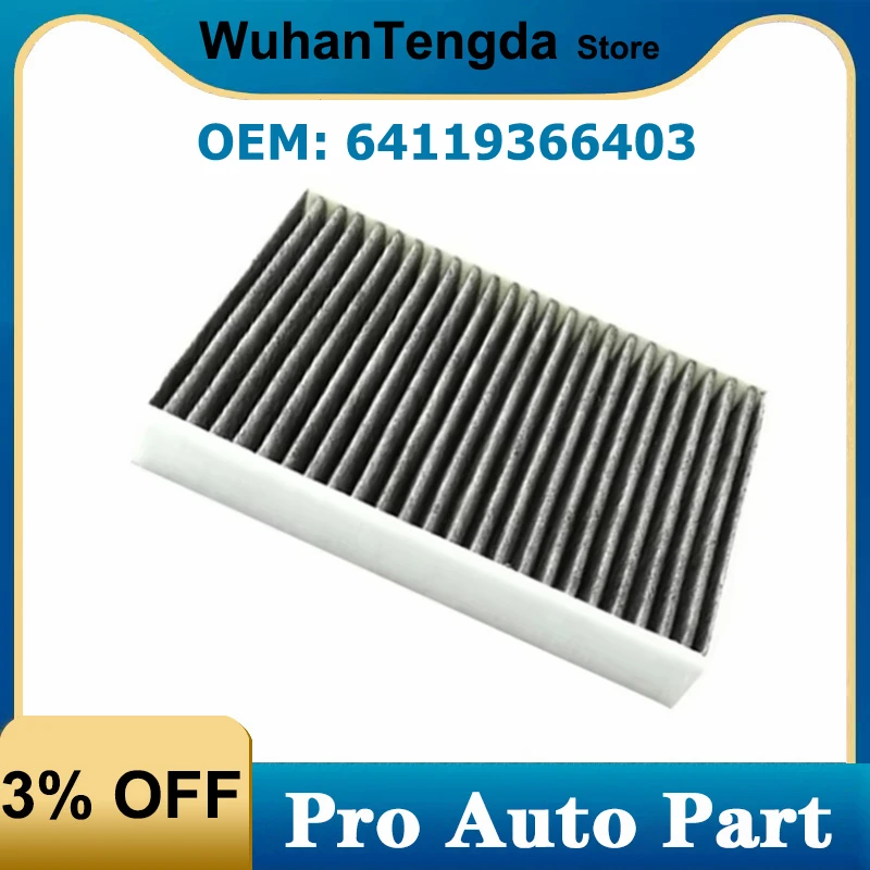 64119366401 64119366402 64119366403 64116996208 64116996209 1PC Interior Cabin Air Filter for BMW X3 X4 G02 G08 G12 G30 G32 G38