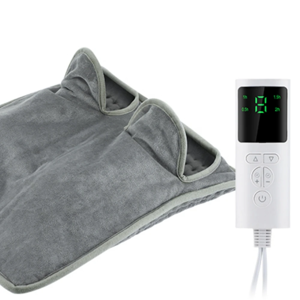 

Двусторонние грелки для ног под столом, грелка, электрическое зимнее одеяло для мужчин и женщин, можно стирать в машине, для кровати, офиса, дома