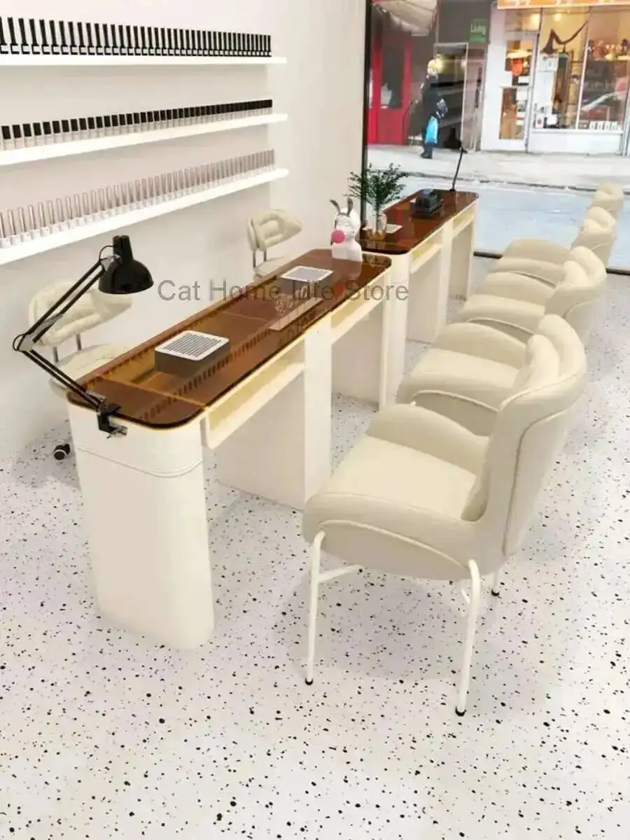 

Kinetics Table Art Chair Led Uv Salon Nail Lamp Built-in Manicure Vacuum Cleaner Cheapest Tables Portable Micromotor Some Office