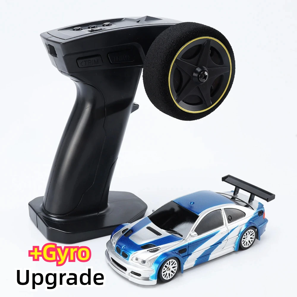 RC Drift Car Upgraded Gyro 1/43 RC Mini Racing Car 4WD High Speed 2.4g Radio Control Drift Car Boy Remote Control Toy Gift