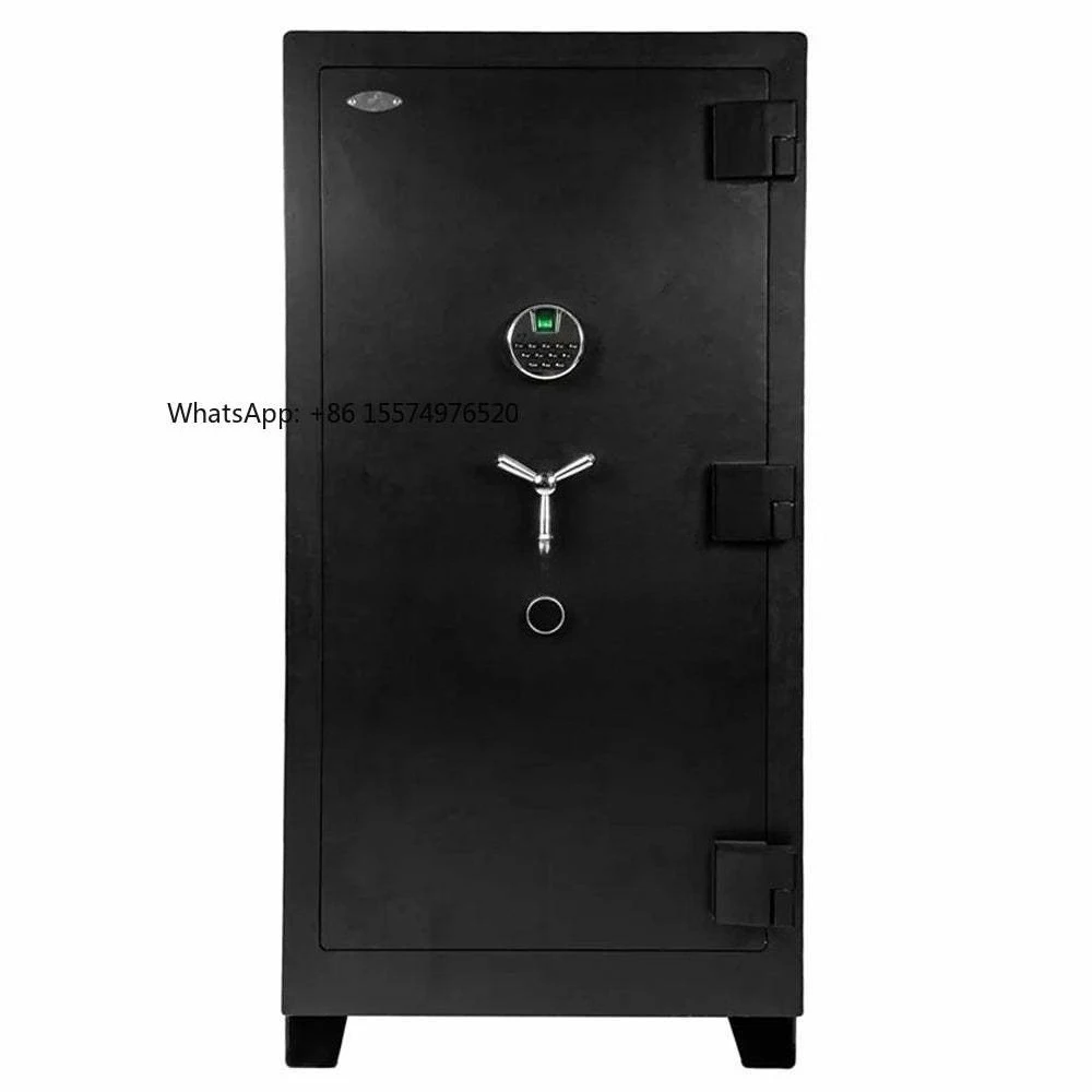 2026 Customizable Jewelry Watch Winder Anti-Theft Fireproof Watch Safe Alloy Steel 10-Year Warranty Fingerprint Electronic