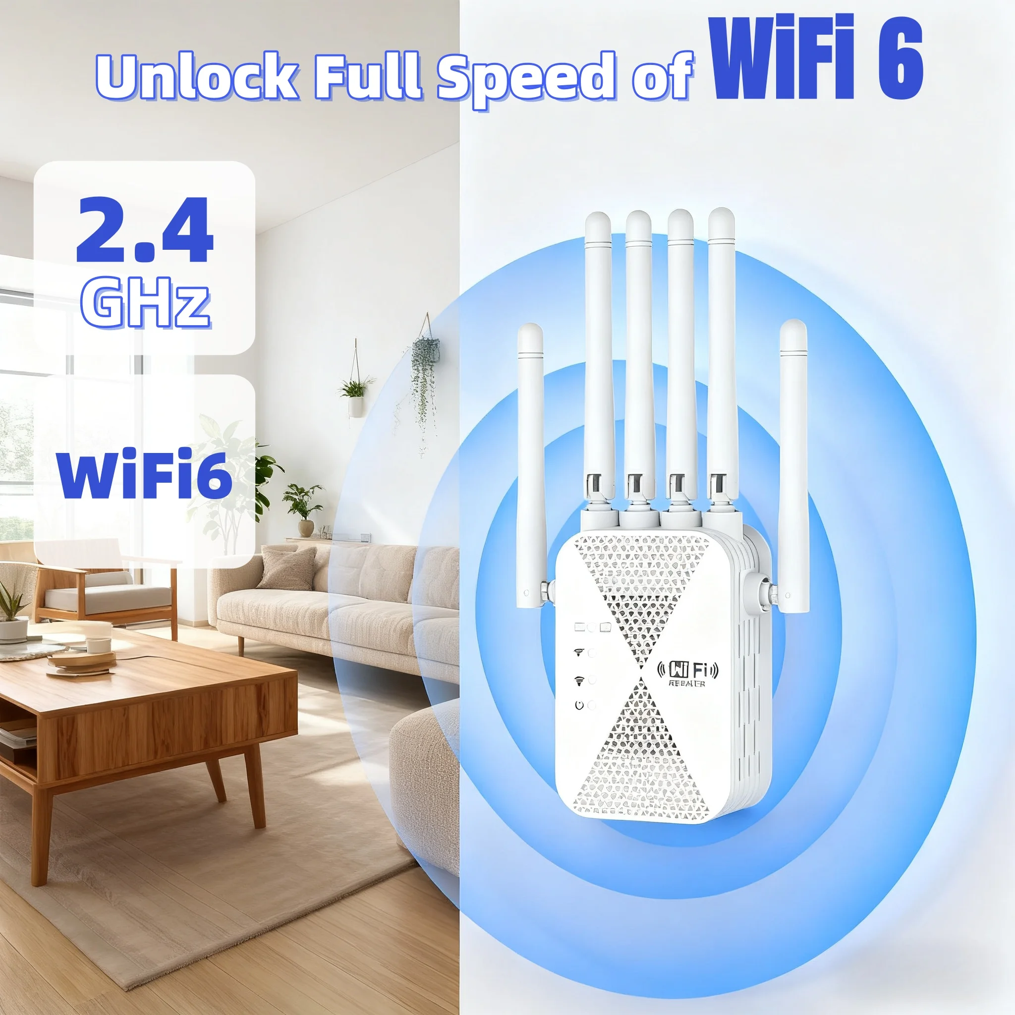 1200Mbps ثنائي النطاق اللاسلكية واي فاي مكرر 5G-2.4G إشارة راوتر طويلة المدى اللاسلكية موسع واي فاي مكبر للصوت واي فاي الداعم #3