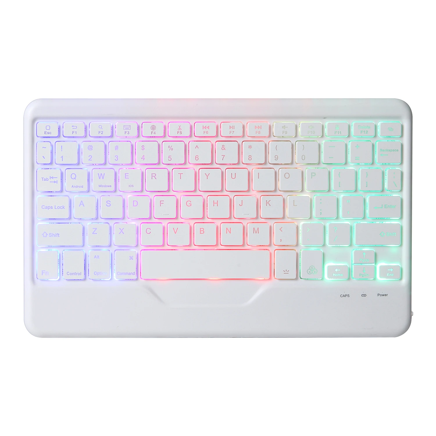 B10S For iPad (2025) / 10.9 (2022) Anti-Scratch Bluetooth-Compatible Keyboard Tablet Case Stand Cover with Pen Slot - Purple