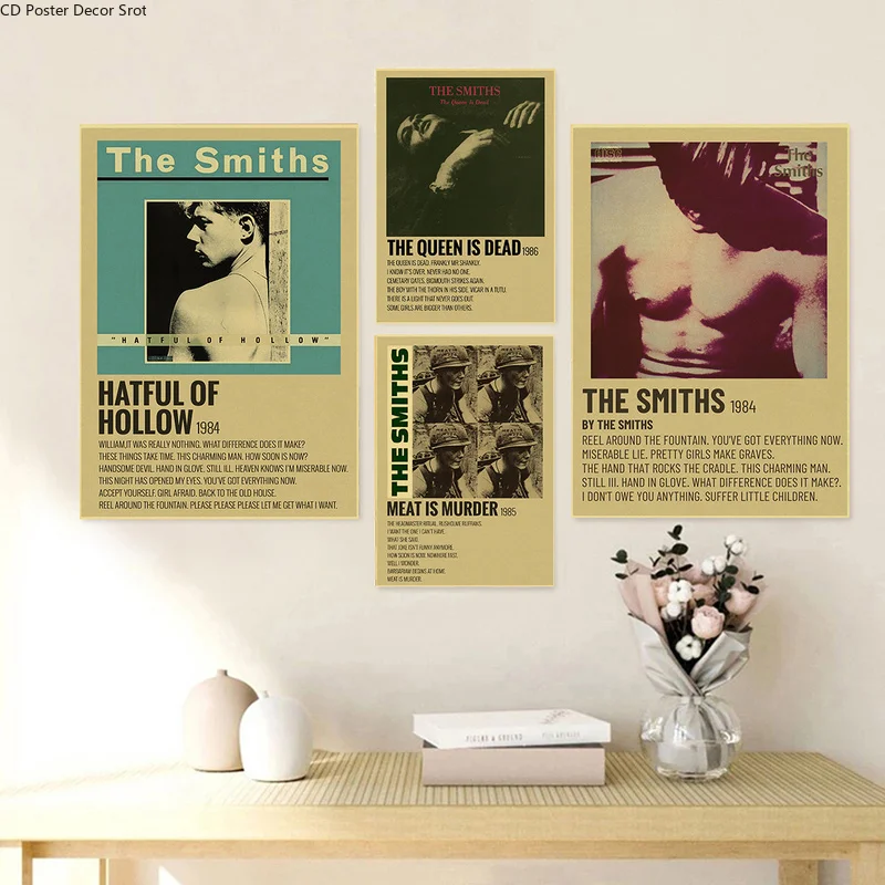 Rock Band The Smiths Retro Pos - Vintage Fashion Wallpaper ulasan dan harga