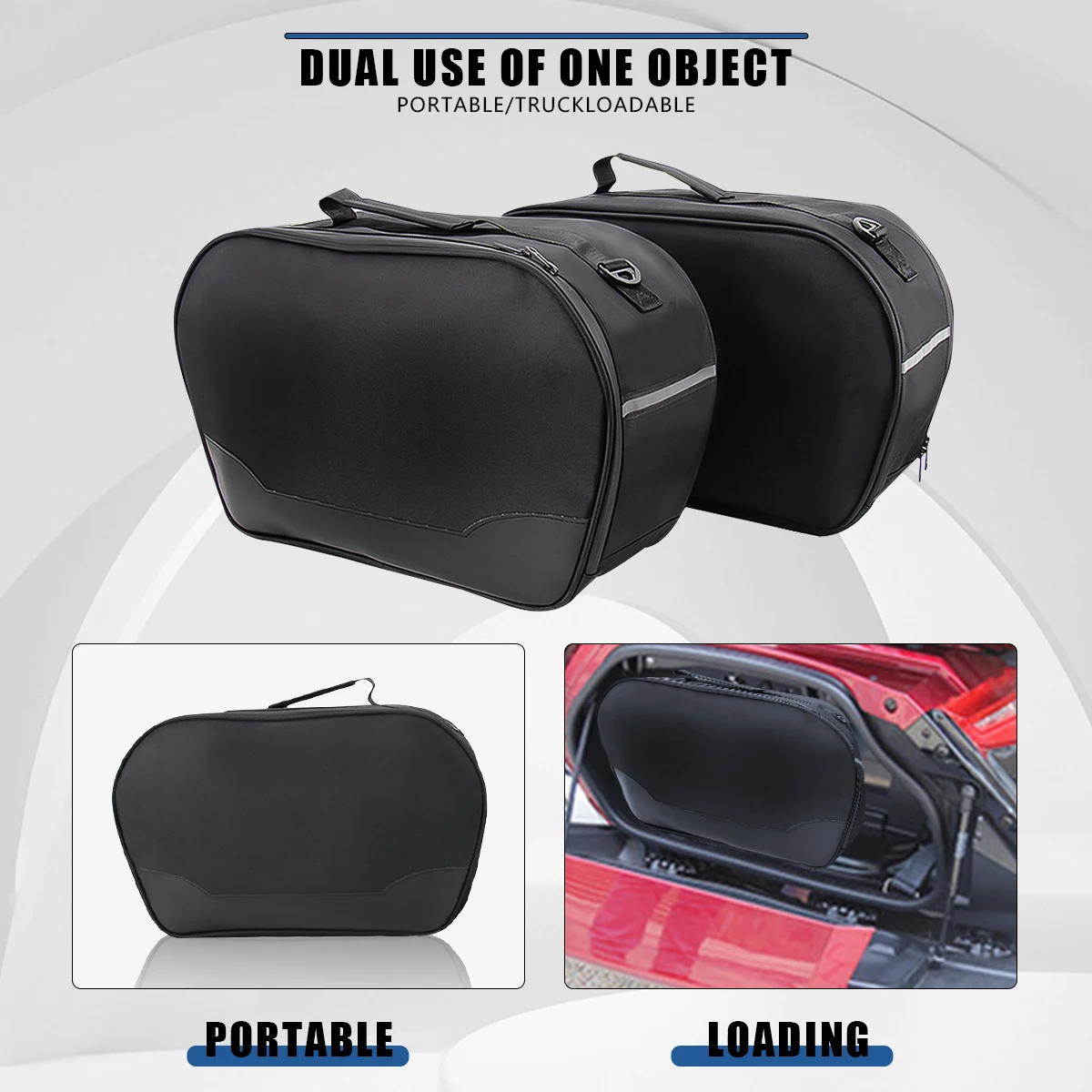 Motorcycle Saddlebags Inner Bag Left Right Trunk Pannier Liner Bag for Honda Gold Wing Goldwing GL1800 GL 1800 2012-2017