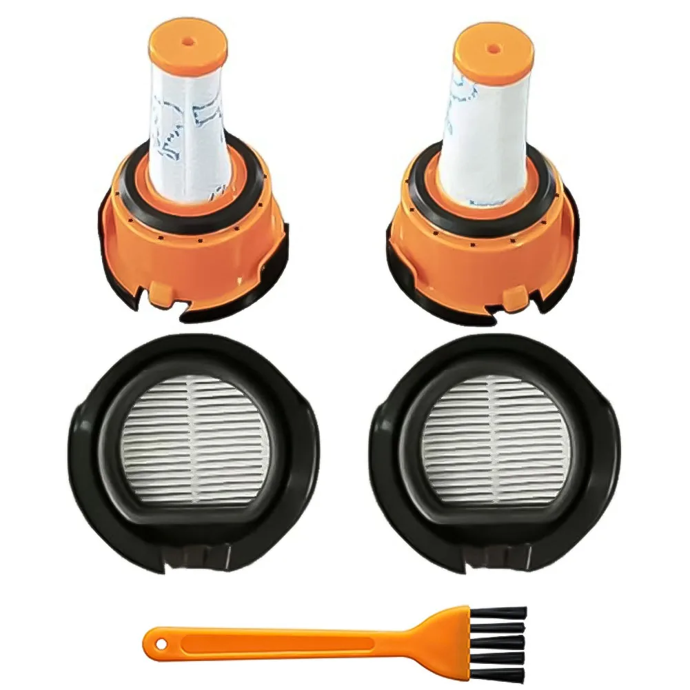 Washable Filter Kit Replacement ForRowenta For X-Pert 5.80 For X-Force 8.80 Cordless Vacuum Cleaner With Cleaning Brush