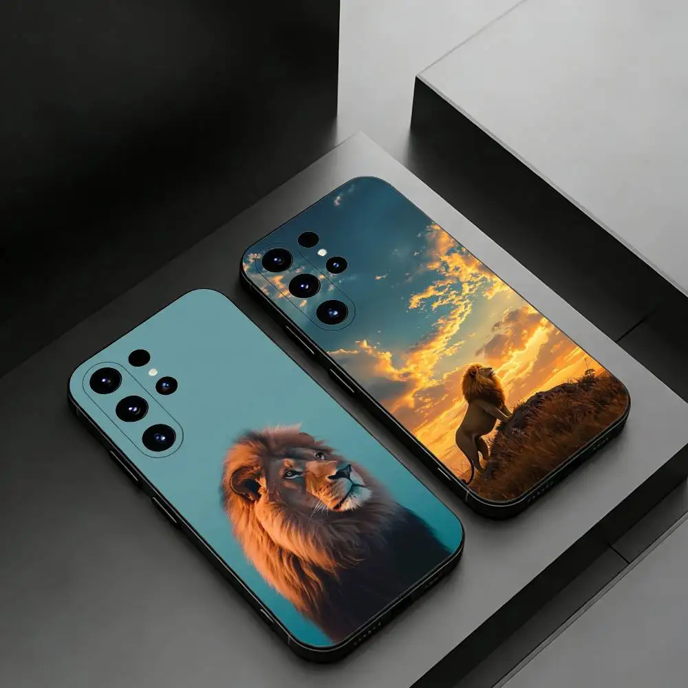 

Lions Animal Phone Case For Samsung Galaxy S26,25,24,23,22,21,20Plus Ultra