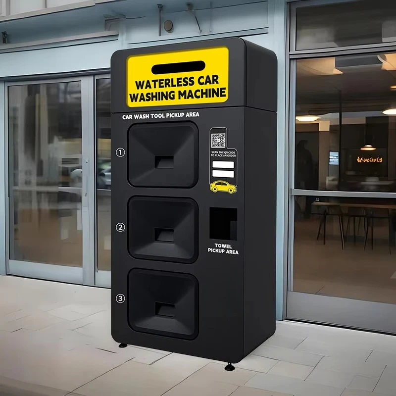 customized automatic waterless car washing vending station multiple payment bulk order discount for parking lots
