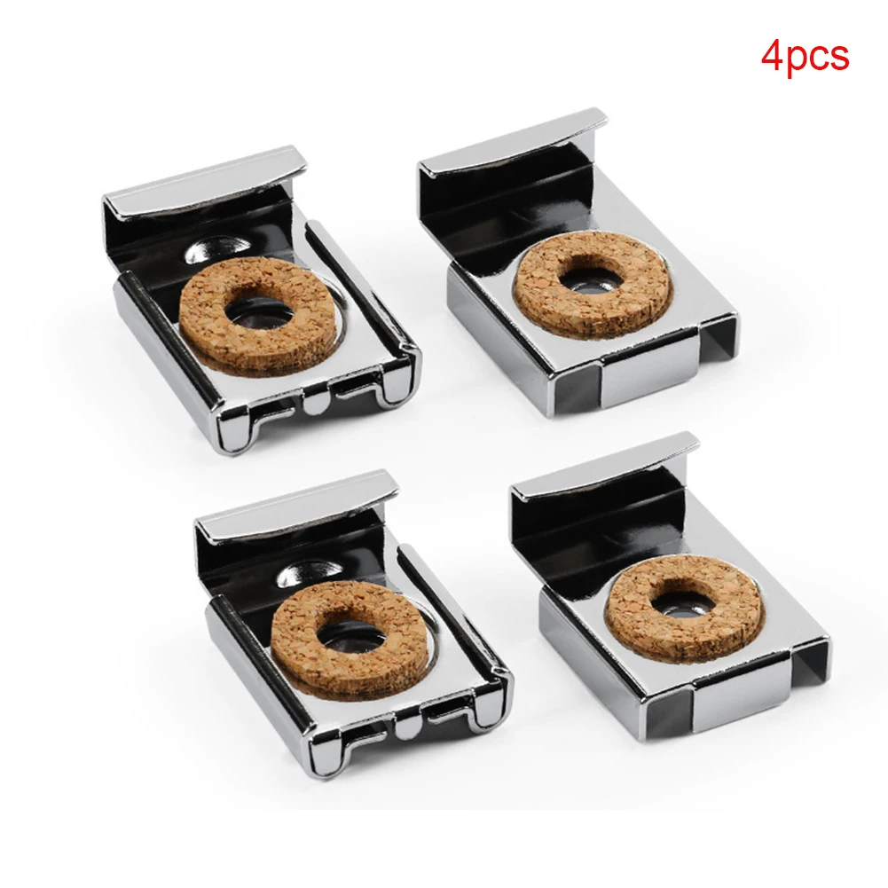 4pcs/set Wall Bracket Glass Clamps Easy Install Multifunctional Mirror Clips Durable Adjustable Hanger Bedroom Spring Loaded