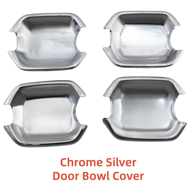 

Car ABS Chrome Accessories Plated Door Handle Bowl Cover Trim Paste Style 2001 2002 2003 2004 2005 For Mitsubishi Pajero V73