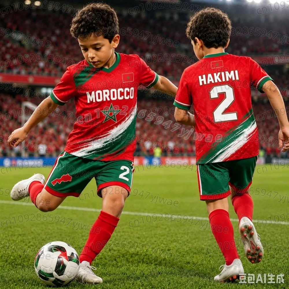 Inazuma Eleven Fußball-Trikot-Set, 3D-Axel-Blaze-Druck, Cosplay, Kinder-T-Shirt, Shorts-Set, Trainingsanzug, 2-teiliges Set, Kind-Eltern-Set – Detail 8