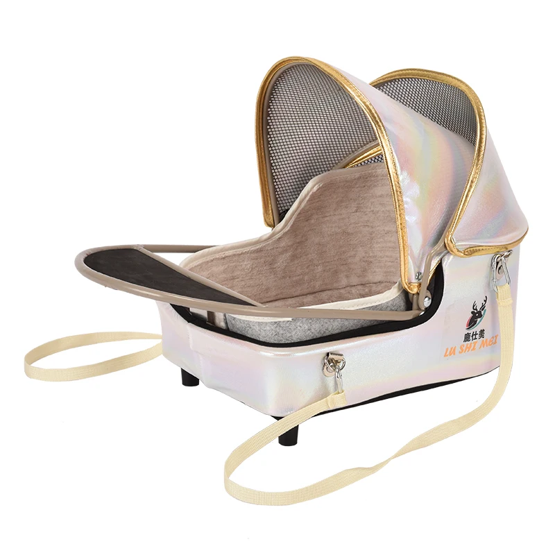 

Hot Selling New Multifunctional Foldable Pet Seat Fit for Bicycle and Car Installation Vehicle Pet Seat Safe Slip Pet Products