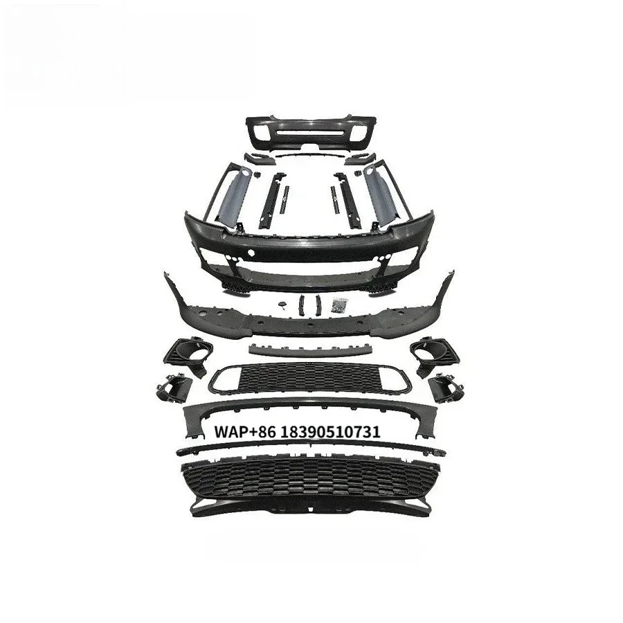

R56 R55 Upgrade Jcw -GP Style Body Kit pp Material with Front Bumpers Front Lip Light Cover Side Skirts R55 R56 GP Style Car Kit