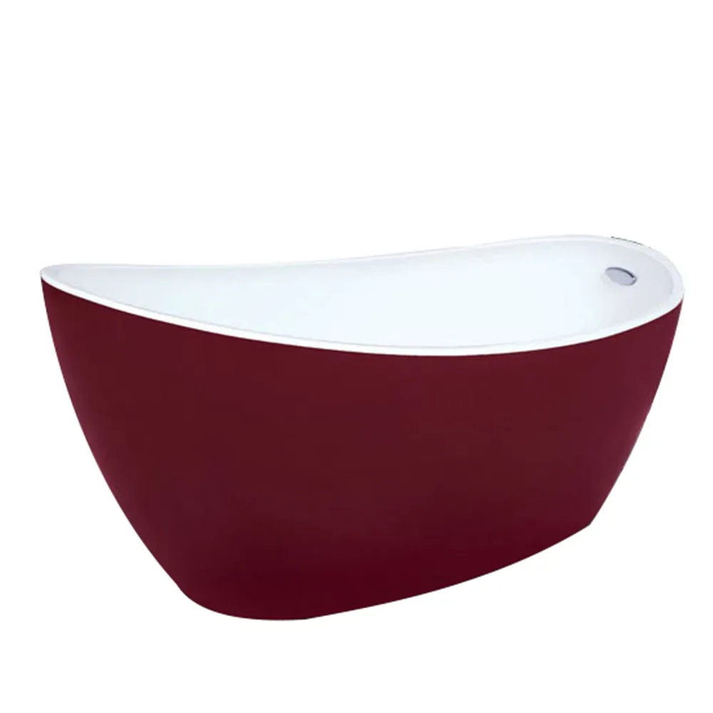 Picture 3: New Design Blue Heart Shape Washing Bath Tub Freestanding Hot Tub