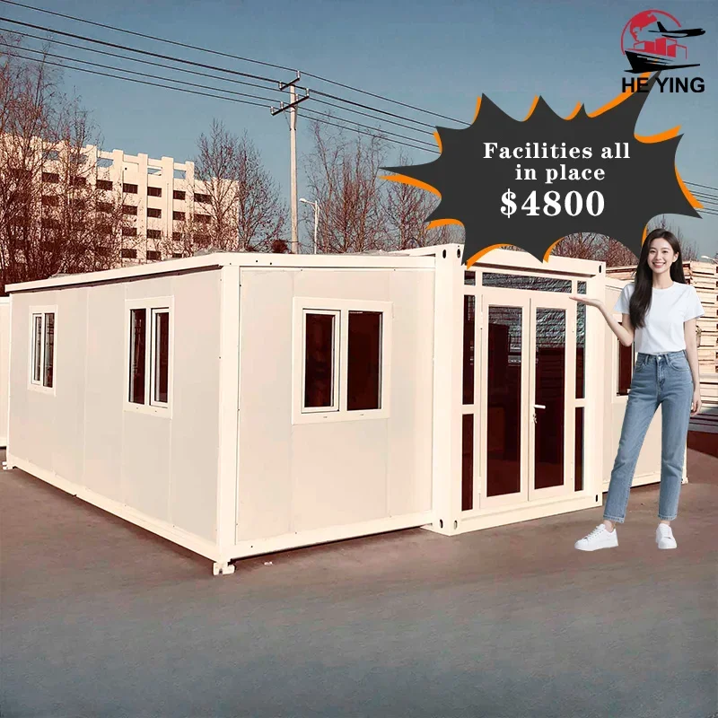 

Customized 20FT 40FT Luxury 3 Bedroom Modular Prefab Prefabricated Expandable Container House