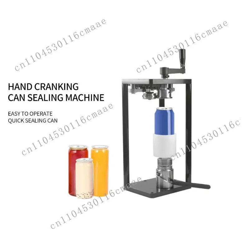 Household manual rotary semi-automatic can sealing machine, which can seal soda, beer, juice cans and plastic cans