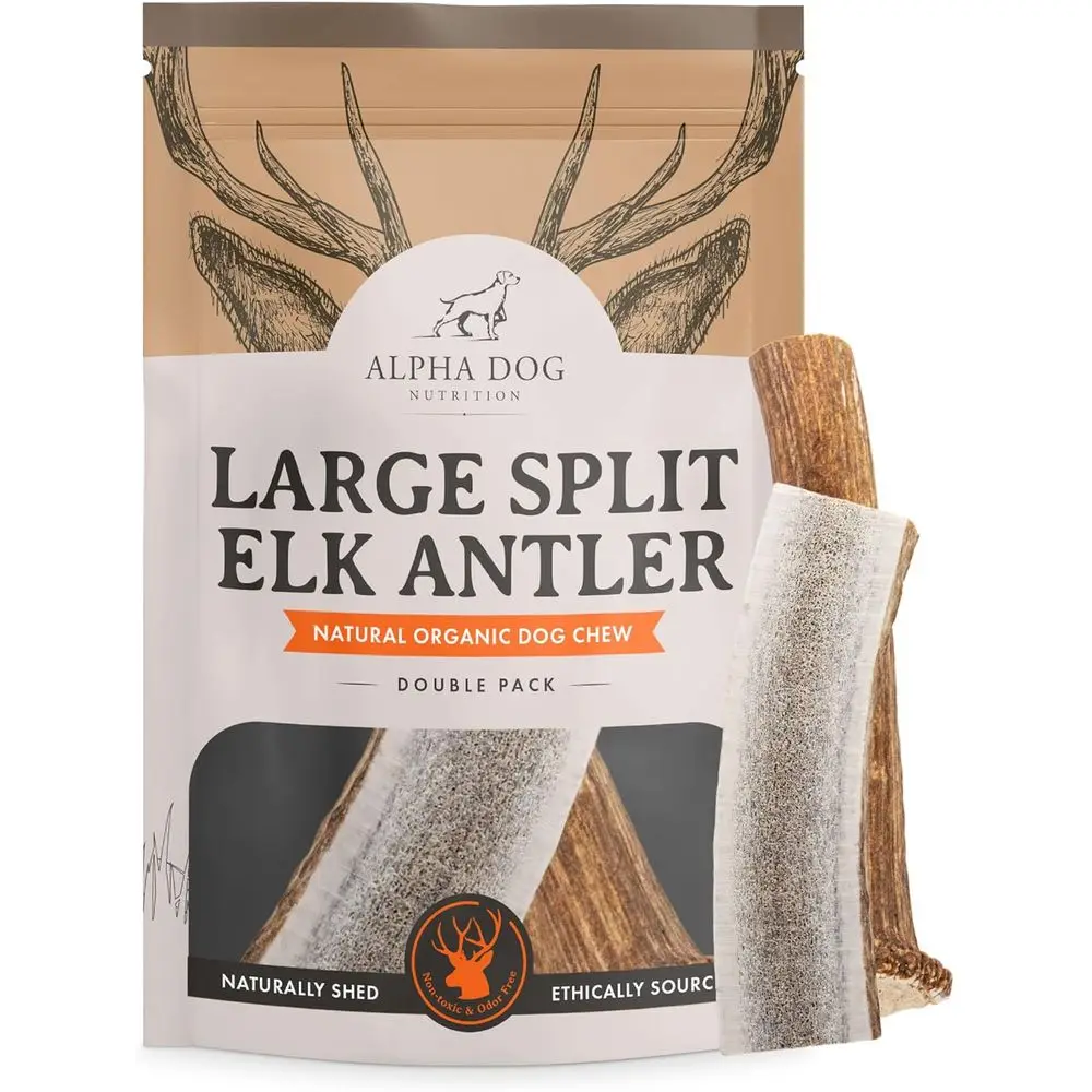 

Large Split Elk Antler Dog Chews