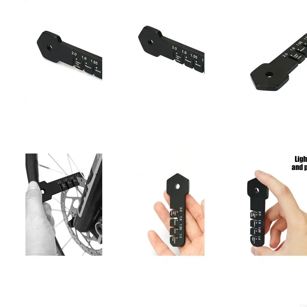 

P9FB Steel Disc Rotor Measurement Tool With Diameter Checker For Bike Repair Enthusiasts