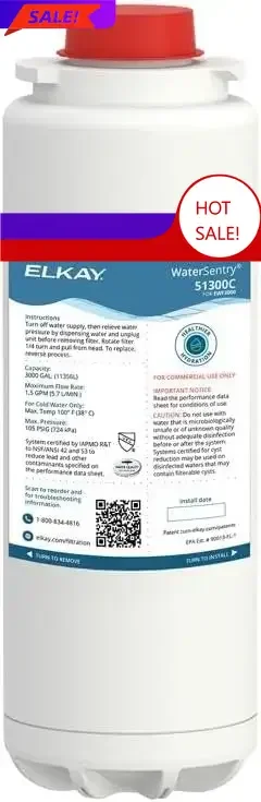 

Бестселлер WaterSentry Lead + Microplastics NSF/ANSI Certified Filter (3 шт.) (для наполнения бутылок)