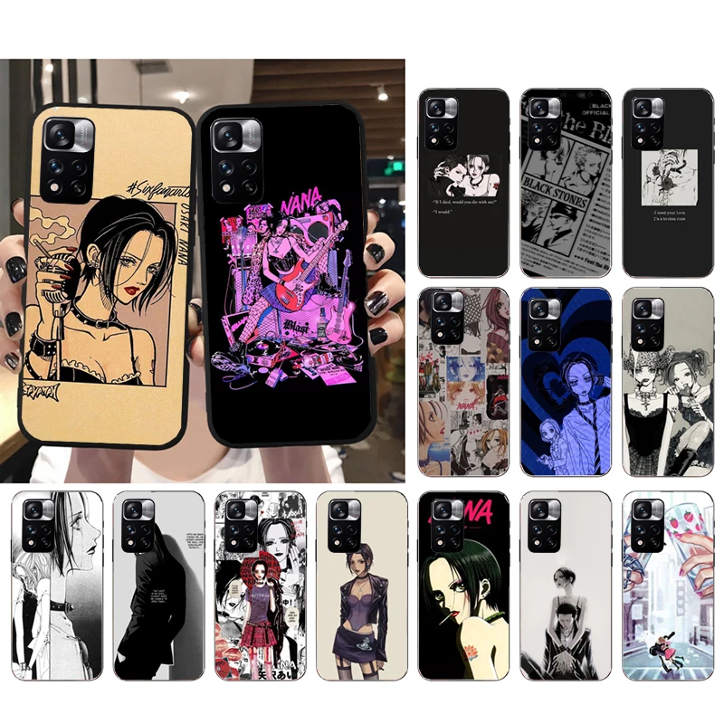 Nana Osaki Anime Phone Case For Xiaomi Redmi Note 13 12 Pro 11S 11 10 Pro 10S 12S Redmi 10 13C 9C