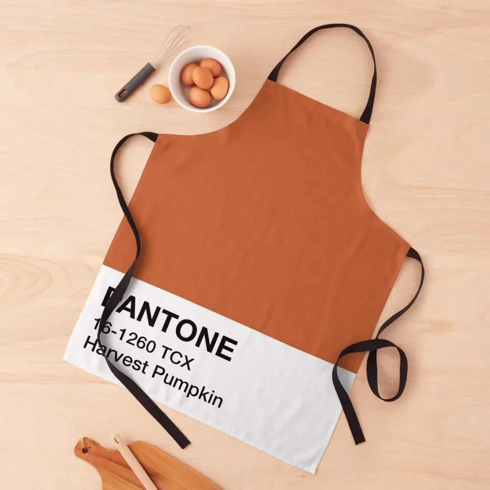 

Pantone Harvest Pumpkin Apron cooks clothes Kitchen Front Things For The Kitchen Apron