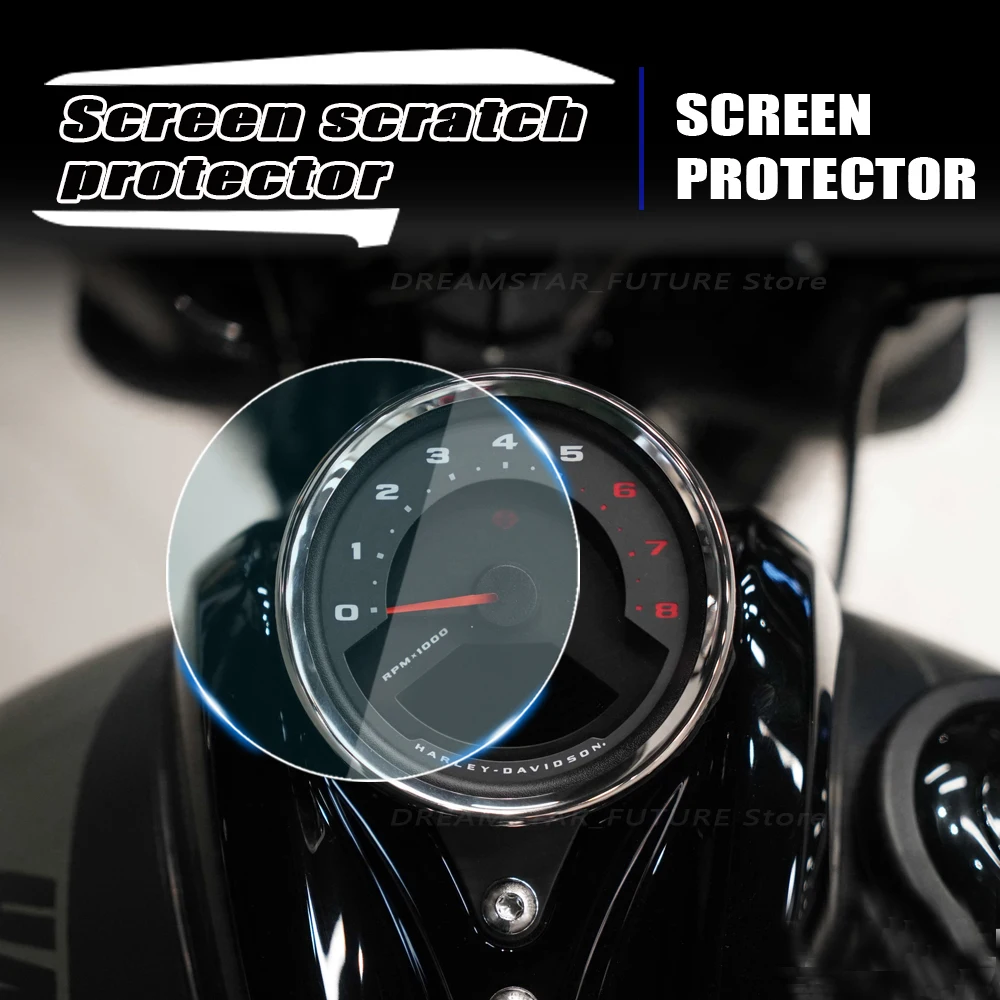 

For Harley Street 750/ROADSTER/1200CUSTOM/Fat Bob/Dyna Switchback/883L SuperLow/XR 1200 Dashboard Protection Instrument Film