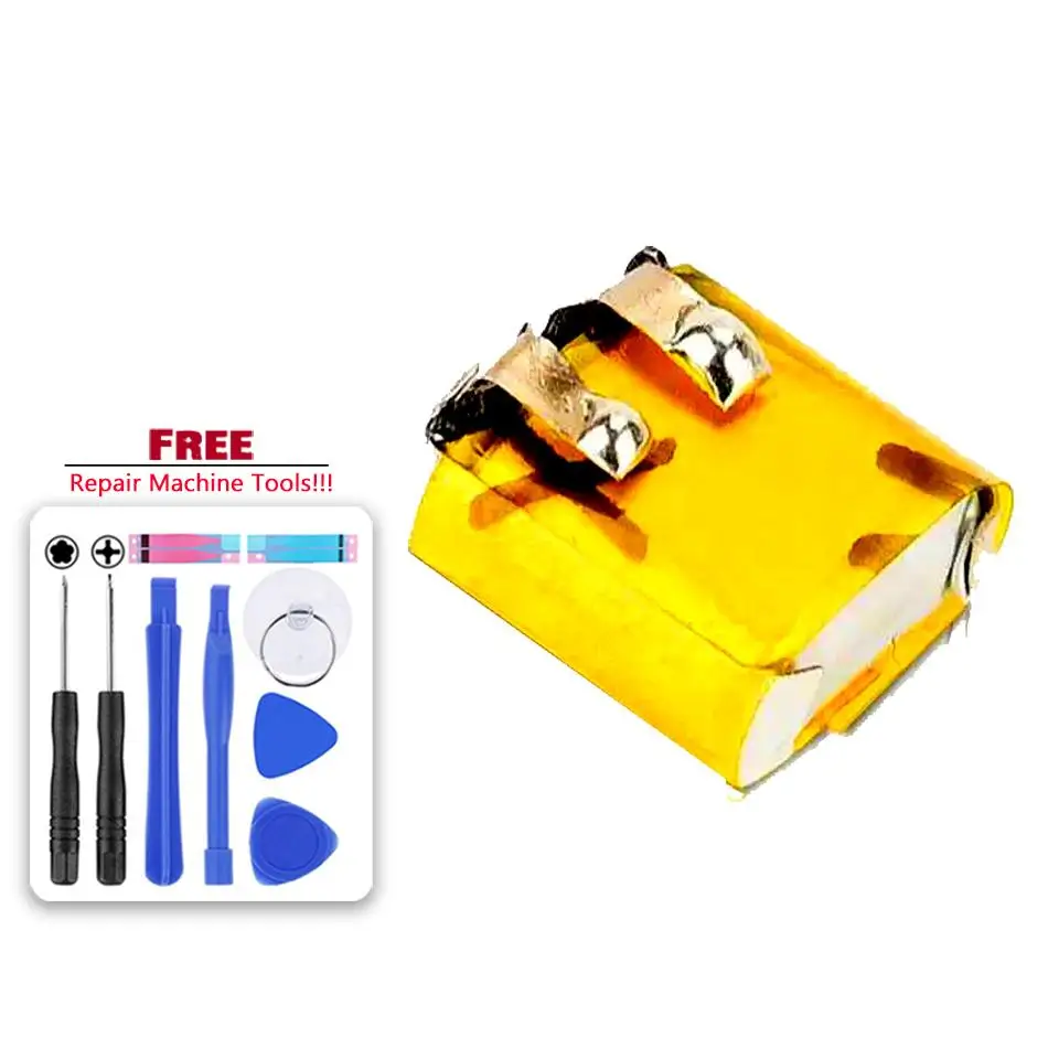 Baterai 401012 051012 501012 2 Jalur, Tanpa Kontaktor 30Mah untuk Headset Bluetooth Tws I7 I8 I9 MP3 MP4