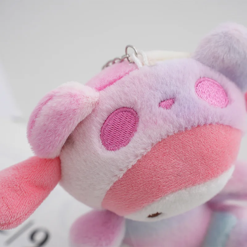 12 unids/lote 12cm caliente Dreamy Kuromi Melody juguete de peluche colgantes monstruo de dibujos animados muñeca mochila dijes llaveros