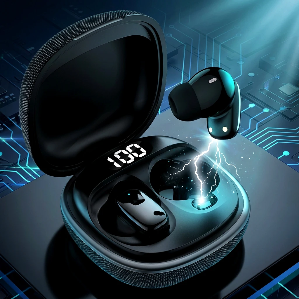 Wireless Earphones Bluetooth In-Ear Sleep Design for Sports 