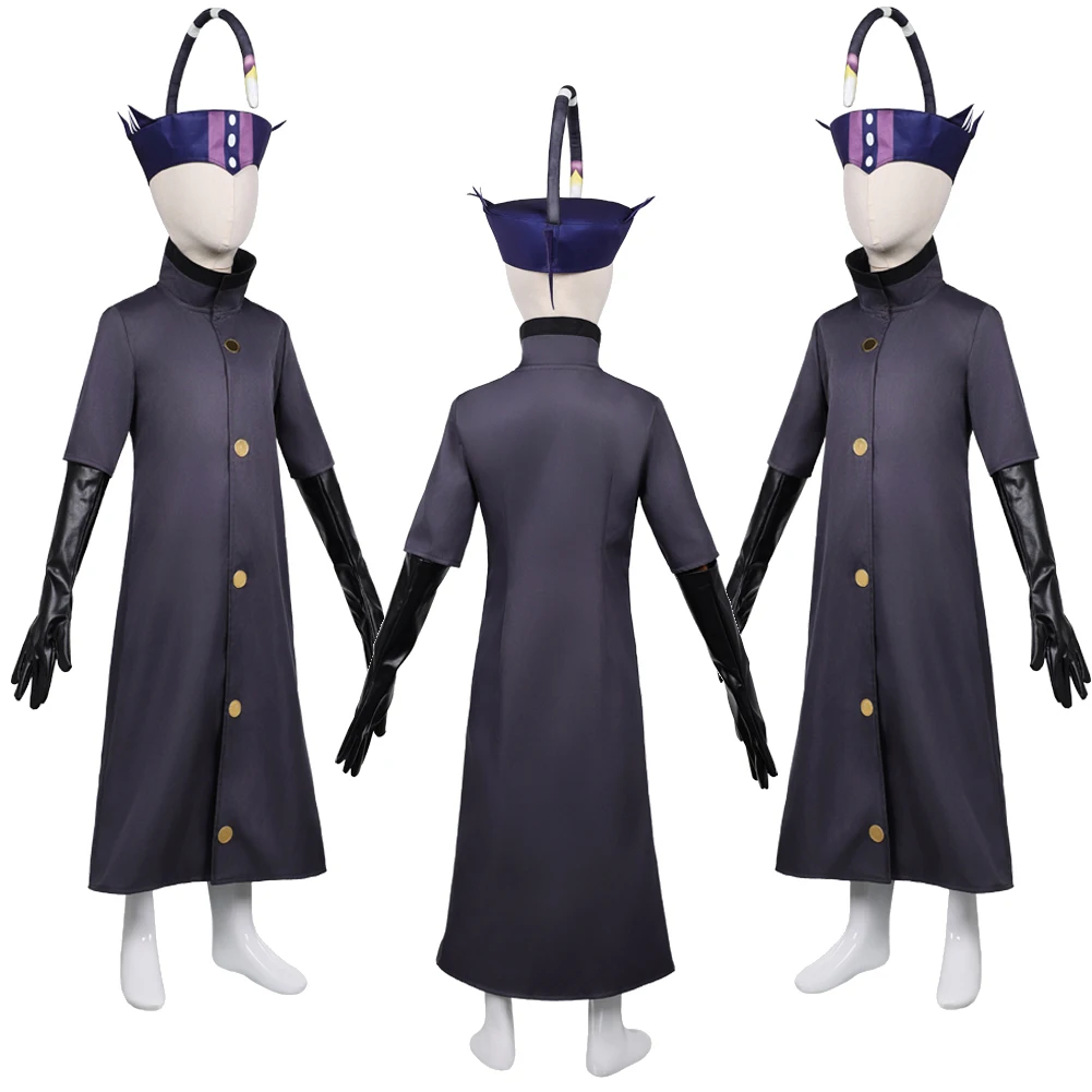 تلفزيون الجحيم نان تأثيري باكستر أفضل قبعة الملابس السوداء قفاز الاطفال للبنين حفلة تمويه هالوين زي كرنفال وتتسابق الدعاوى