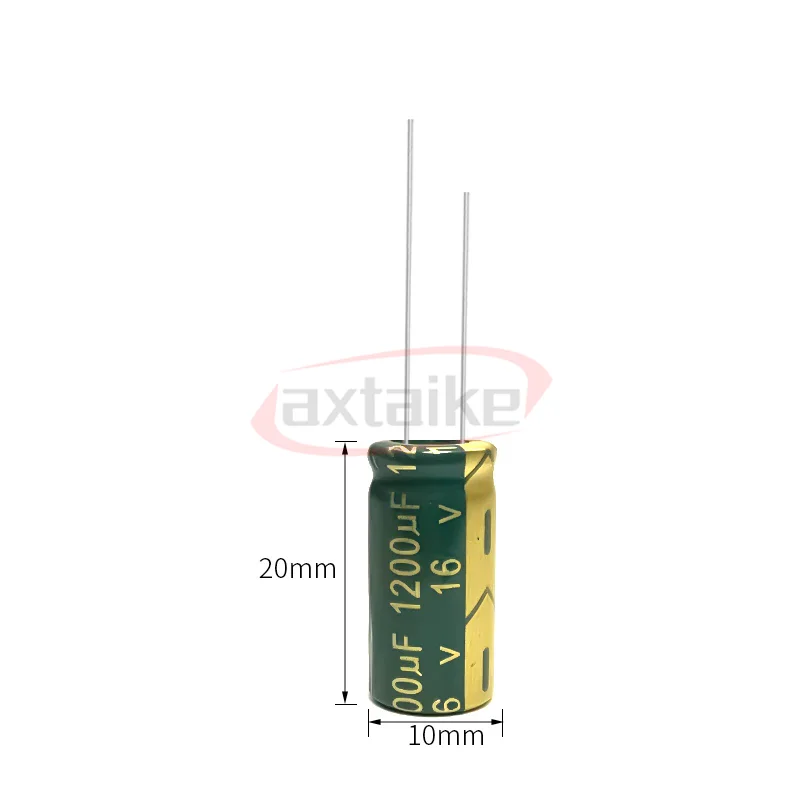 20PCS   High Frequency Low ESR Aluminum Electrolytic Capacitor DIP 1200UF 16V 16V1200UF