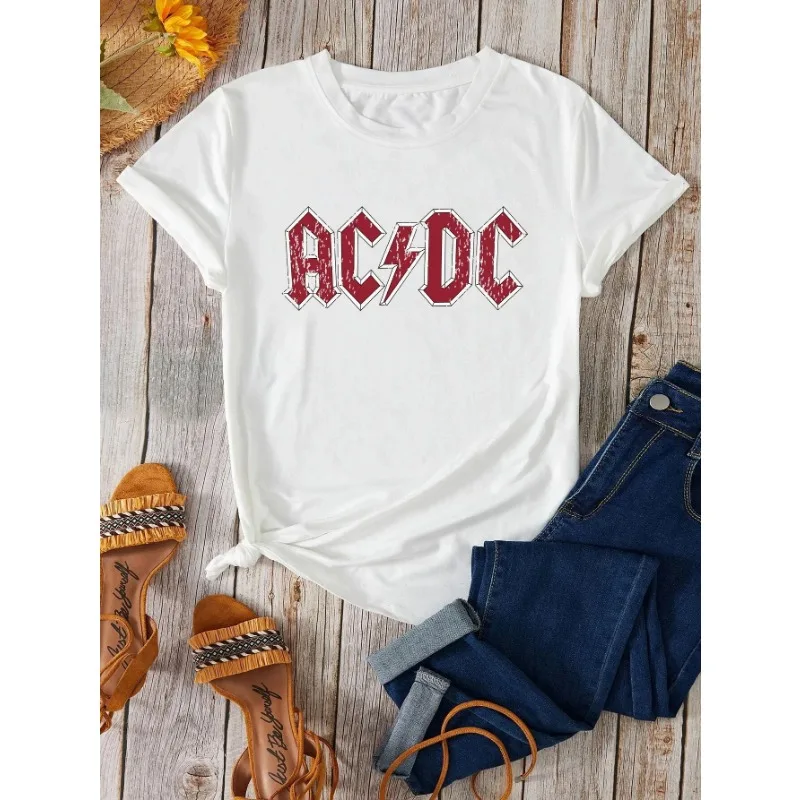 Ac High Voltage 1975 Dc Black Men T Shirt Hot Sale Summer Short Sleeves Cool Hip Hop Streetwear T-shirt Hipster Korea 01336