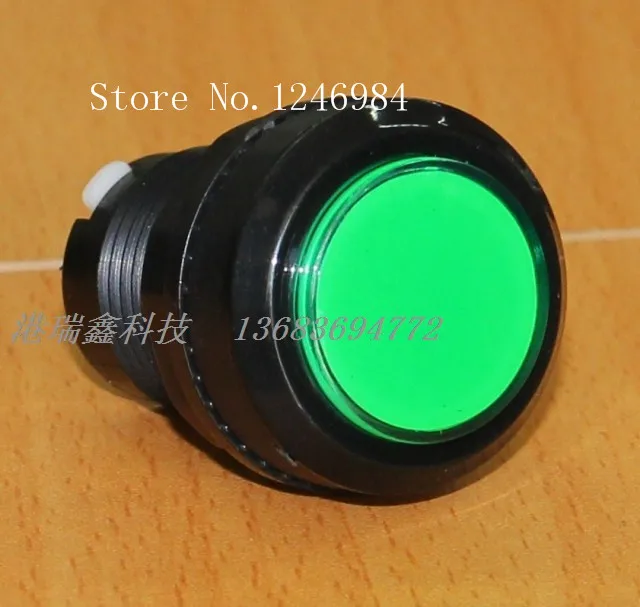 [SA]Video game consoles accessories small round button green button mainframe computer switch button M30--20pcs/lot