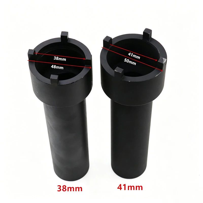 

38/41mm Four-Claw Spanner Motorcycle Steering Stem Nut Socket Wrench Electric Bike Front Fork Bearing Disassembly Tool
