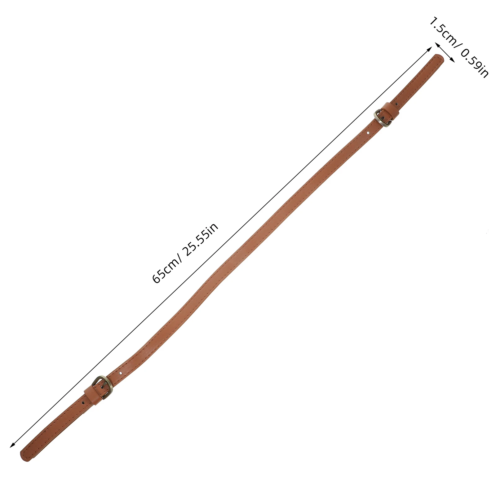 

2 pcs Bag Strap Handbag Belt Duffle Handle Tote Replacement Adjustable Shoulder Brown Travel Accessories