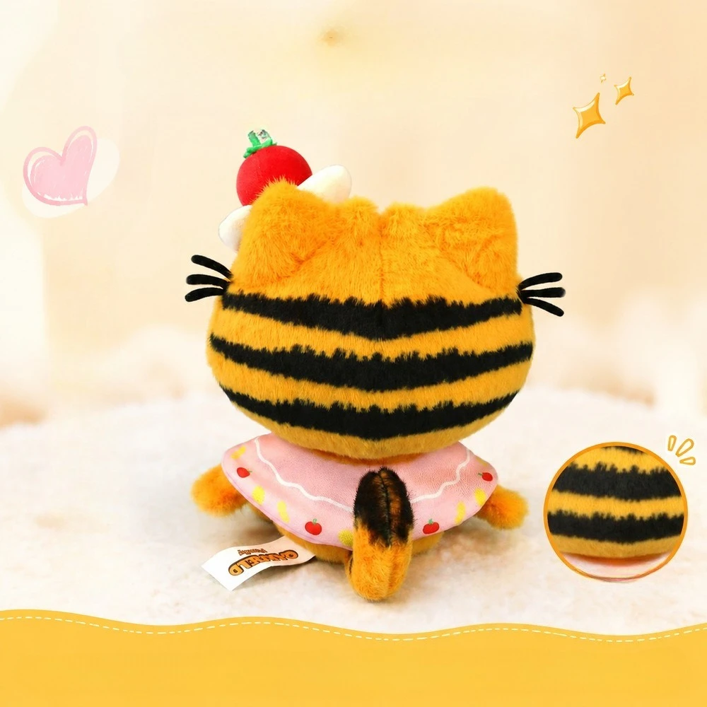 Garfield Plush Doll Fruit Cake Style Cat Stuffed Toy, Cute Kids Gift Table Ornament
