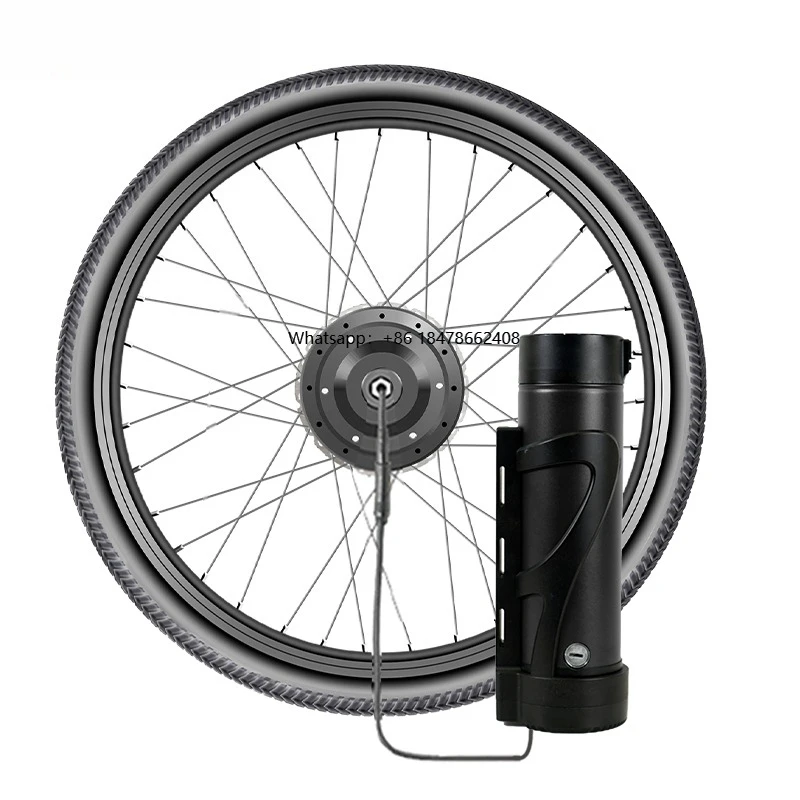 

26 27,5 29-дюймовый 700C переднее колесо, часть велосипеда, мотор-концентратор, 250 Вт, 350 Вт, комплект для переоборудования электрического велосипеда с литиевой батареей для бутылки 18650