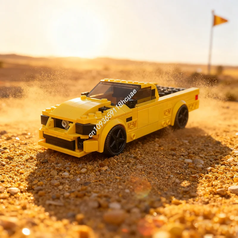 

259 шт. MOC Holden Ute City Champions, модель строительных блоков, сборка, сделай сам, идея для рождественского подарка, игрушки, кирпич, день рождения