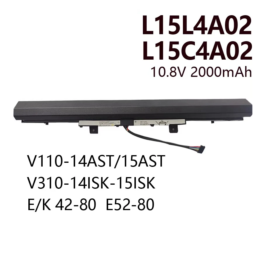 

For lenovo v110 v310-14 15isk/ikb e52 e42-80 l15l4a02 laptop battery