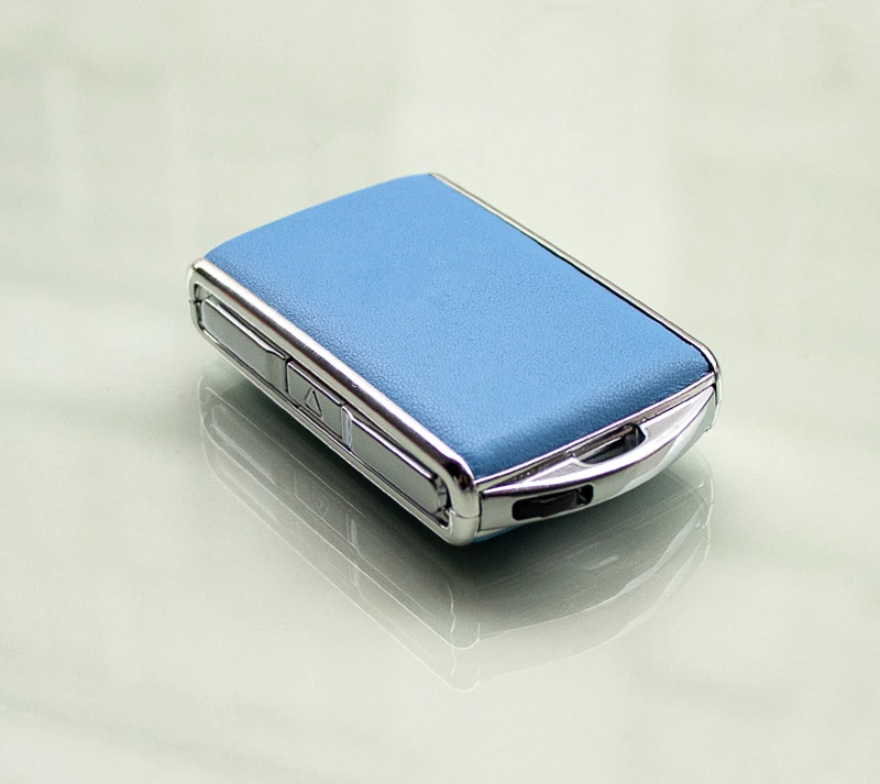 Car Leather Remote Key Case Replacement Key Cover for VOLVO XC60 XC90 XC40 V40 V60 C40 S40 S80 S90 S60 Wooden Remote Key Shell - Image 5