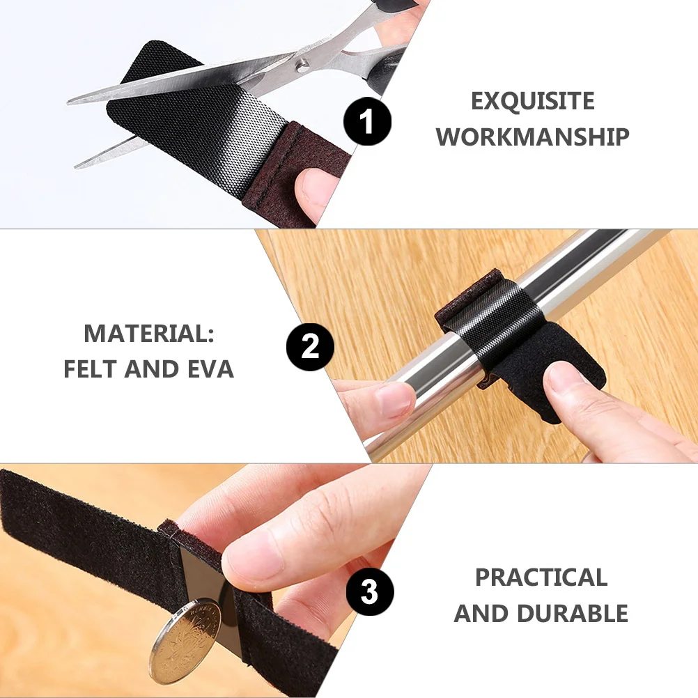 

12pcs Chair Leg Protectors Wrap Around Furniture Pads Anti-Slip Floor Protectors For Home Office Bedroom Living Room Dining