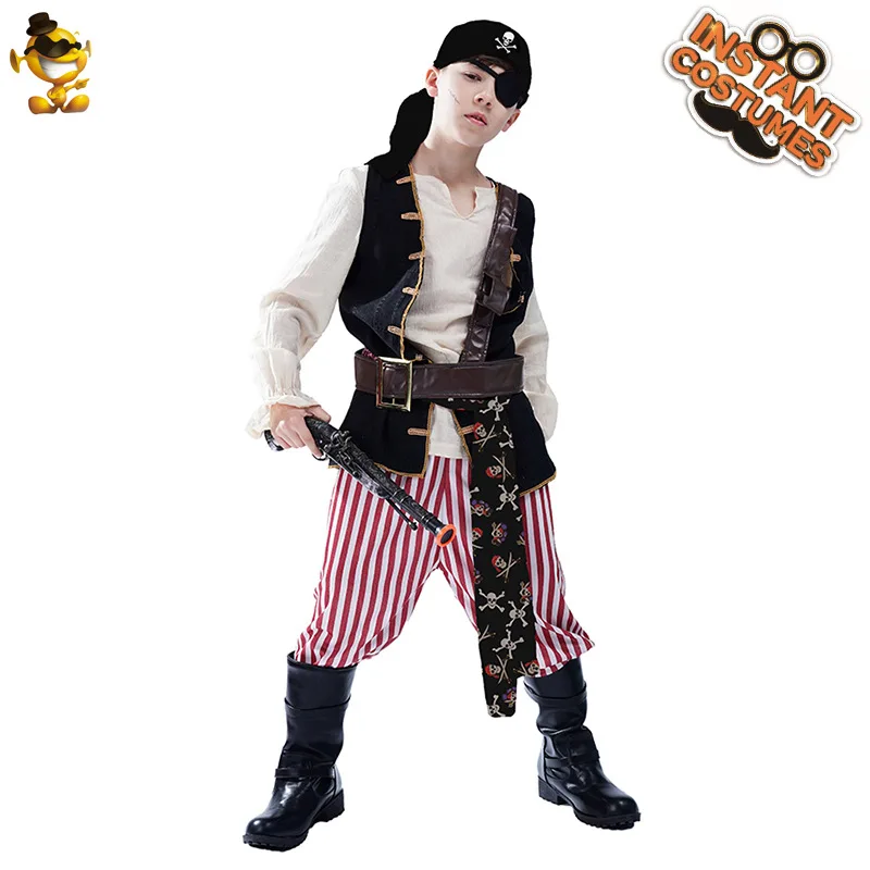 Feestjurken Cosplaykostuums Maskerade Toneelkostuums Prestatiekostuums voor kinderen Piratenkostuums voor kleine jongens