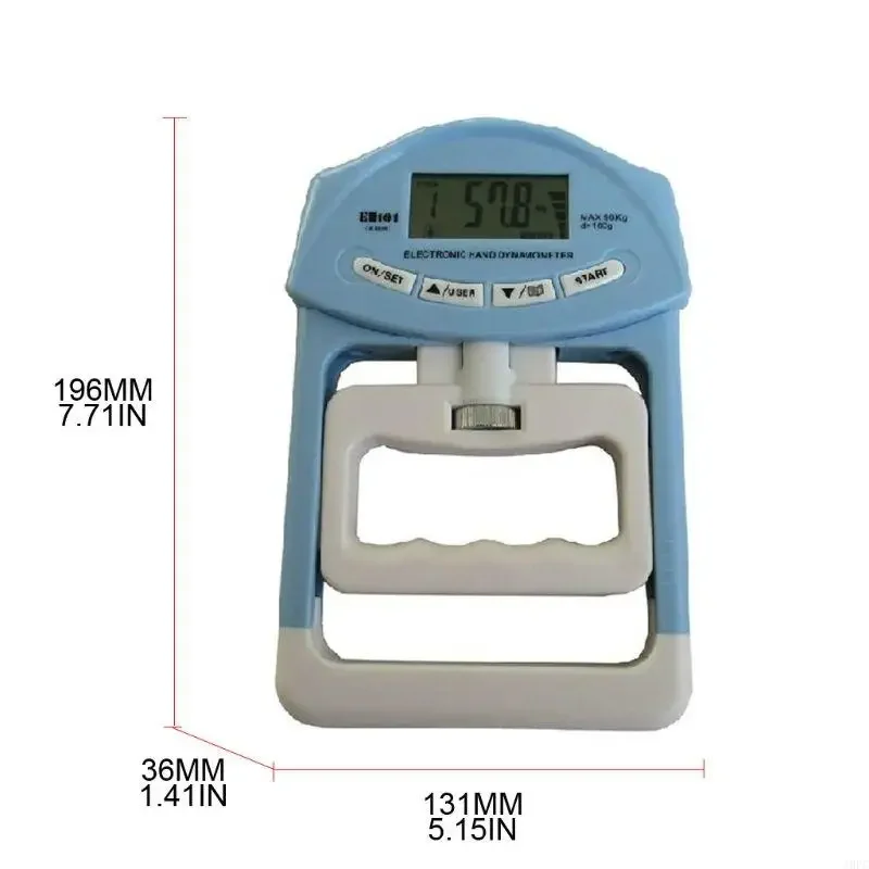 J0PC High Accuracy Grip Strength Measurement Meter 90kg Digital Hand Dynamometer