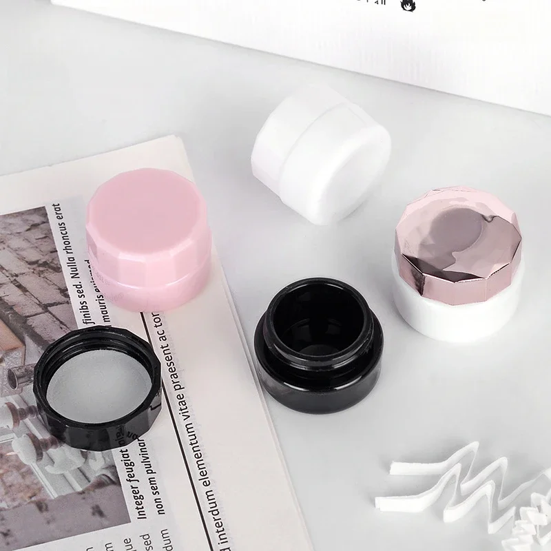 Maßgefertigte 5g Nagelglitzer-Pailletten-Box, Leere Plastik-Cremetiegel 5ml, Mini-Probenbehälter für Kosmetikverpackungen – Detail 4